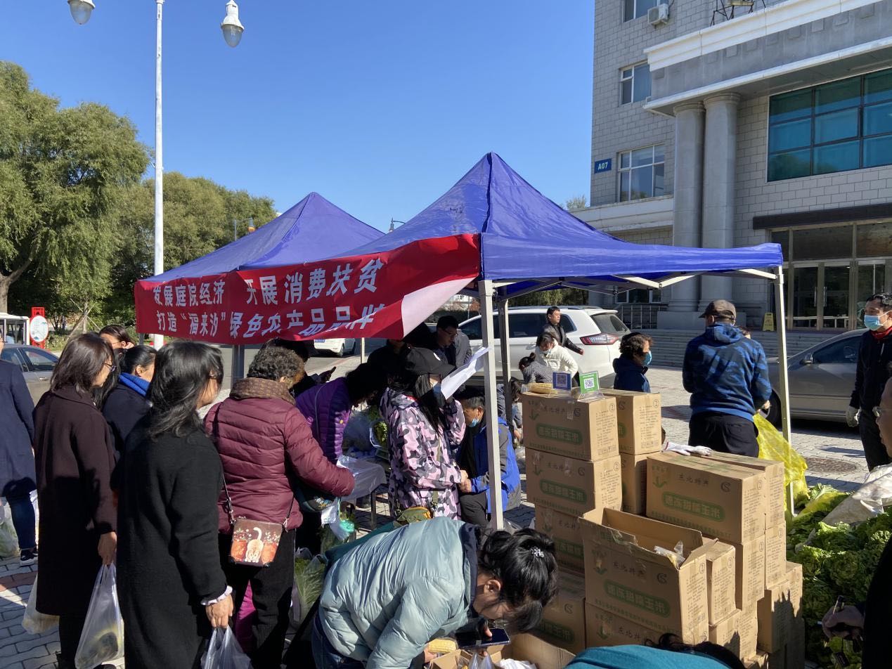 哈商大驻村扶贫工作队扶贫日携“福来汐”绿色农产品返校畅销