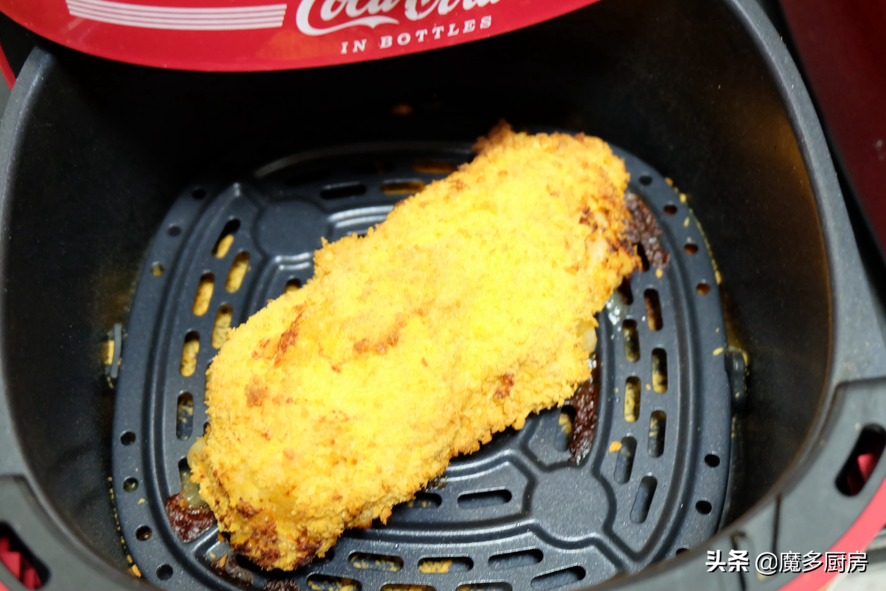 晒晒母女俩的家常午饭，清淡可口营养健康，炸鸡排不放油，好吃