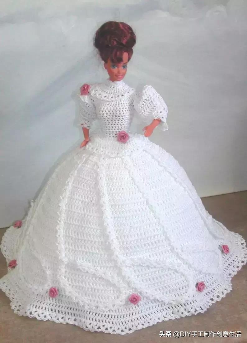 娃娃的衣服怎么钩简单,钩最简单的娃娃衣服教程