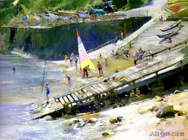 一组风景油画,一组好看的风景油画图