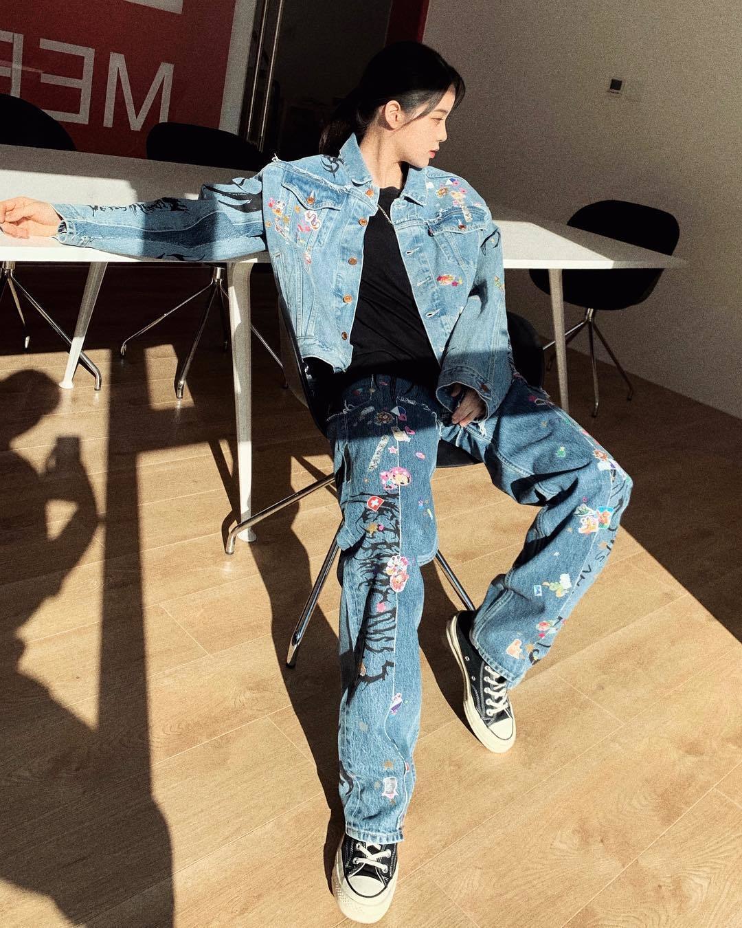 欧阳娜娜经典款匡威,谁不想成为欧阳娜娜