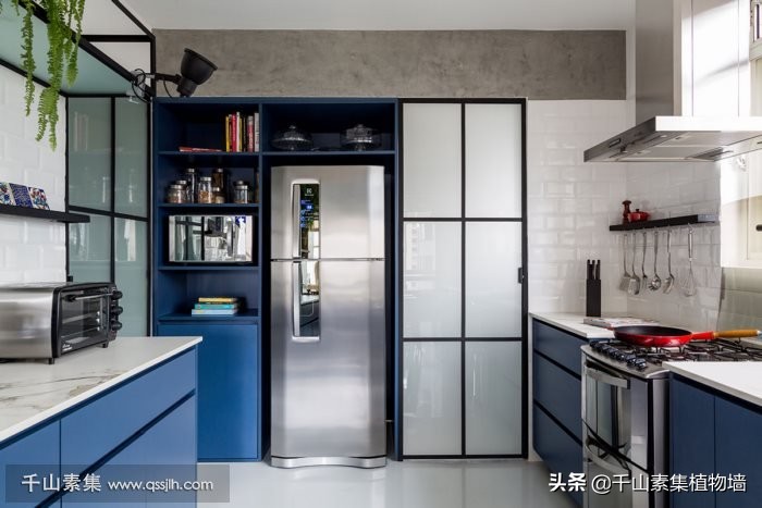 自然风格植物墙效果图,植物墙结合空间设计图