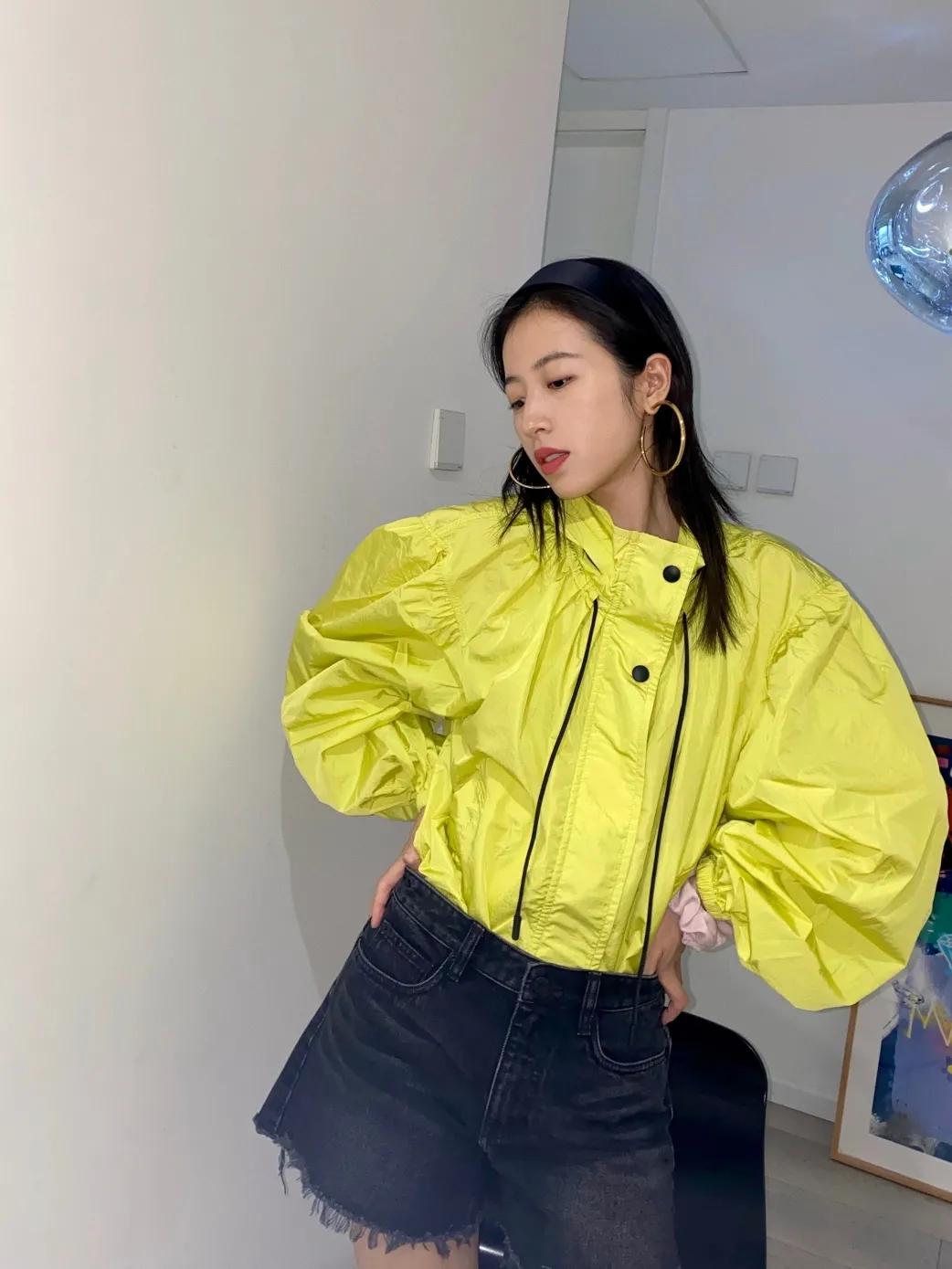 还在穿短袖吗,夏季法式泡泡袖怎么穿