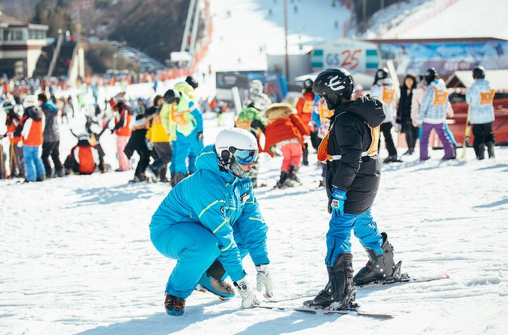 韩国冬季滑雪美景,韩国旅游攻略5-6月天气