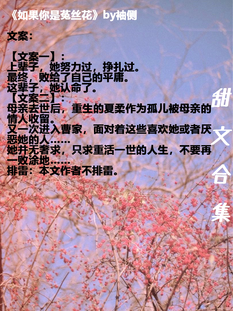 甜文合集甜宠,黑花甜文宠溺文合集