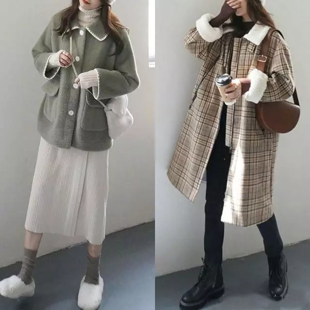 韩系冬季甜美气质穿搭,搭配参考韩系十足的温暖冬季穿搭