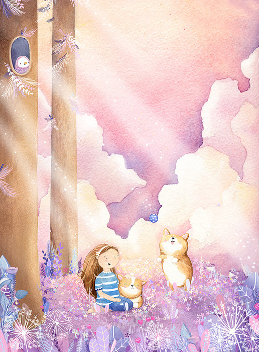 关于年轻的涂色简笔画,简笔画女生上色图