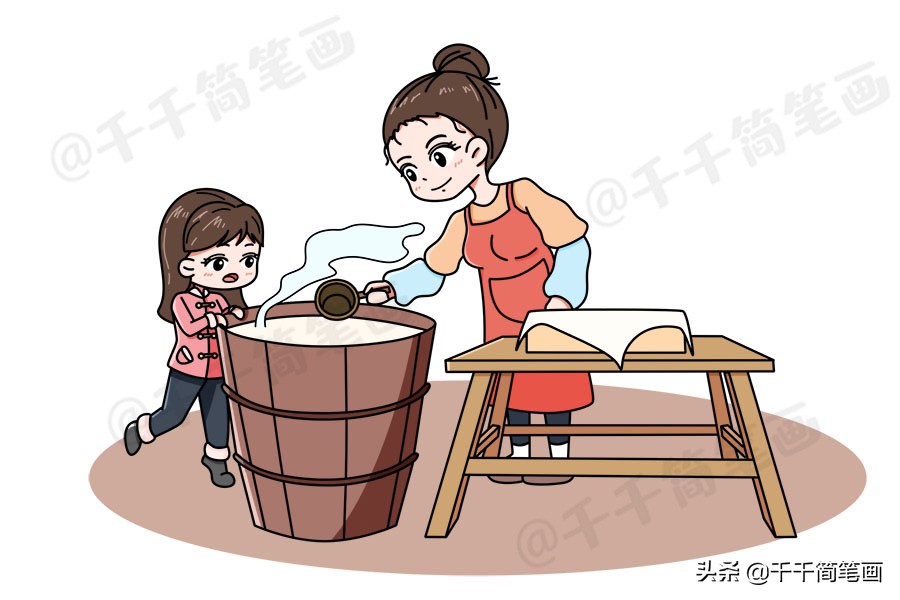 鼠年新年主题简笔画大全,鼠年元旦节简笔画大全