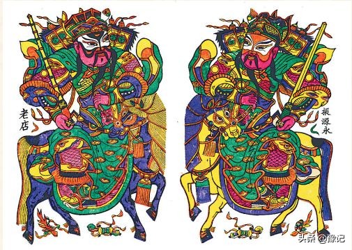中国贴的门神一般是什么,门神的正确贴法哪个在左哪个在右