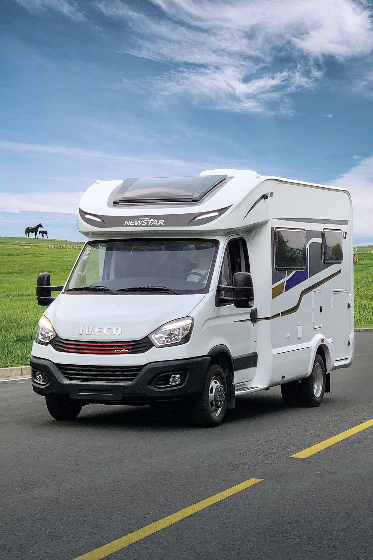 依维柯国产四驱6座房车,新星房车t600依维柯国产