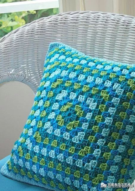独一无二的抱枕套钩织教程,枕头套毛线钩织教程视频