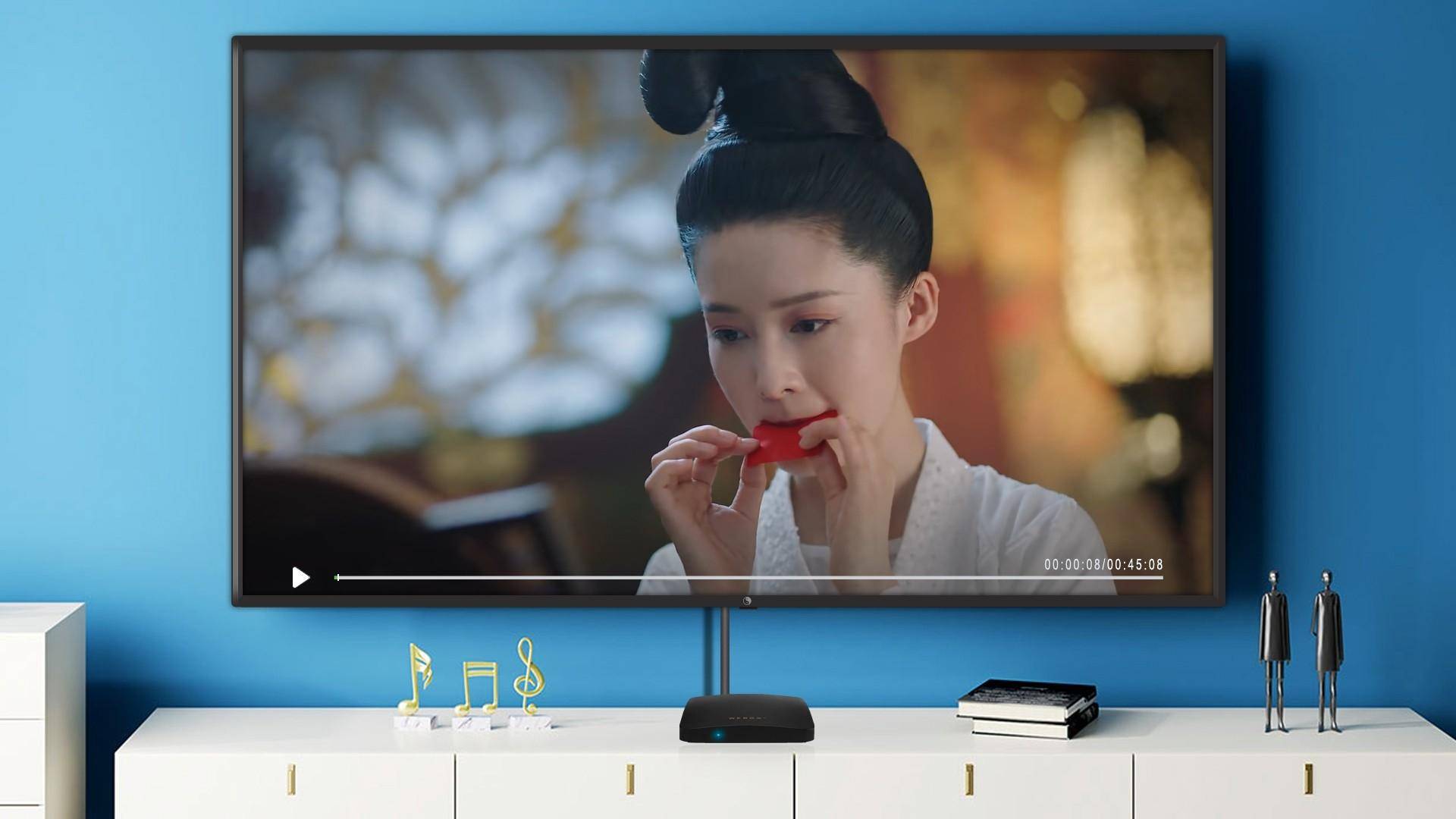 苹果级工艺机身，视频无广告+极简系统，泰捷方盒子升级版体验