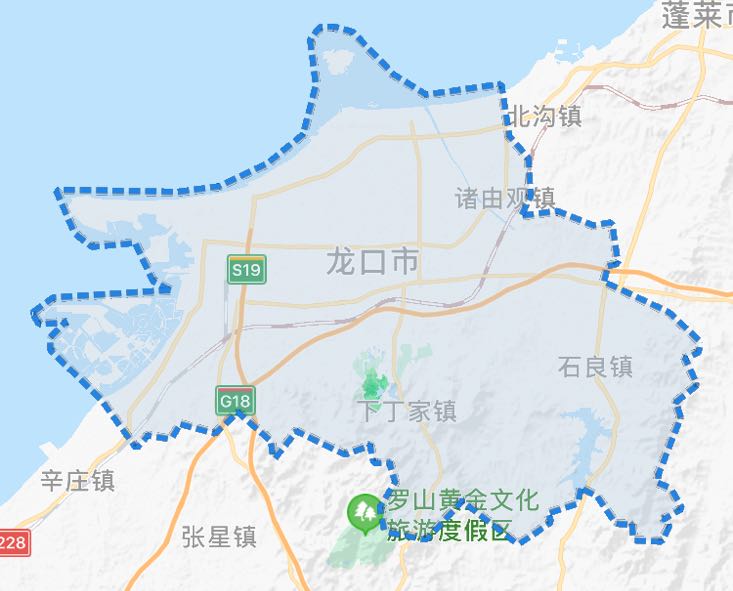中国龙口市,中国龙口地理位置