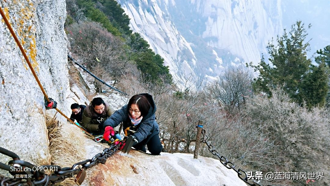 华山一日游登山路线攻略图高清版,华山一日游详细路线攻略