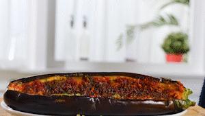 烧烤的蒜蓉烤茄子,木屋烧烤烤茄子做法