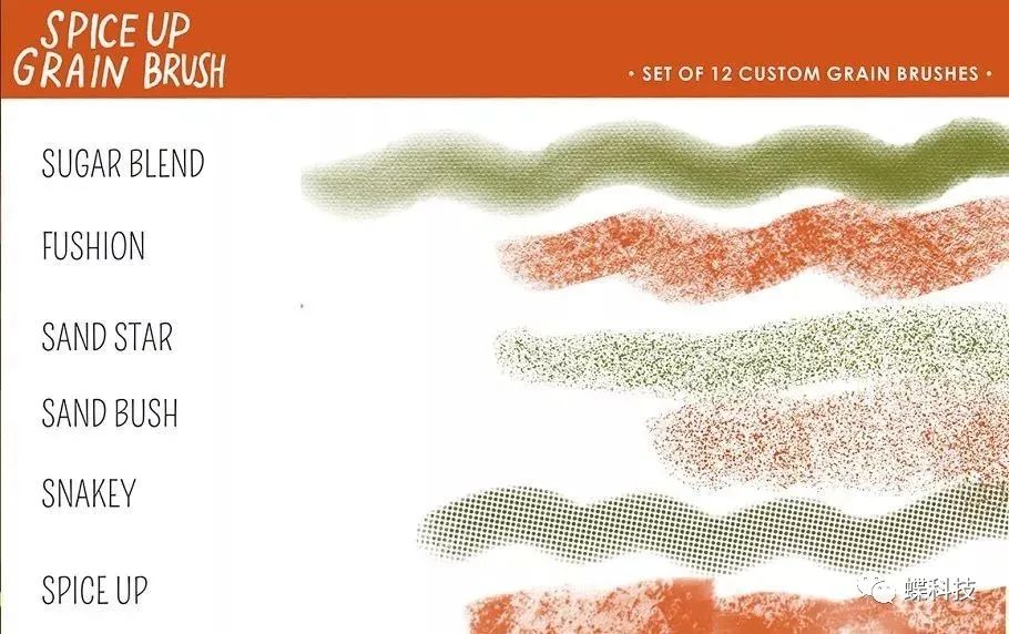 「笔刷」ProcreateApp画笔*载下**-自然生活插画Procreate笔刷