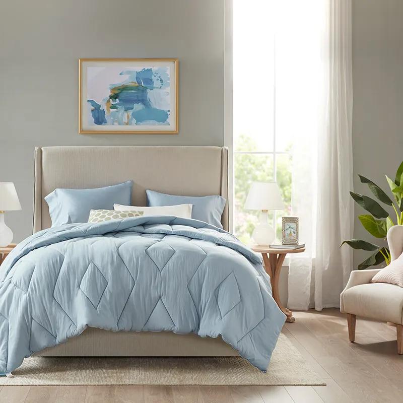 不易睡扁超软糯!羽丝绒填充,银离子抗菌被芯,一年四季都好睡