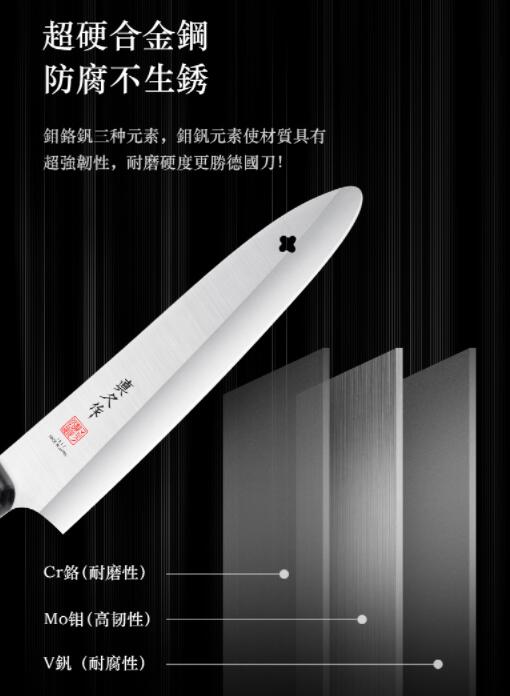 日本厨刀品牌真久作Superior系列SA-80厨师刀测评