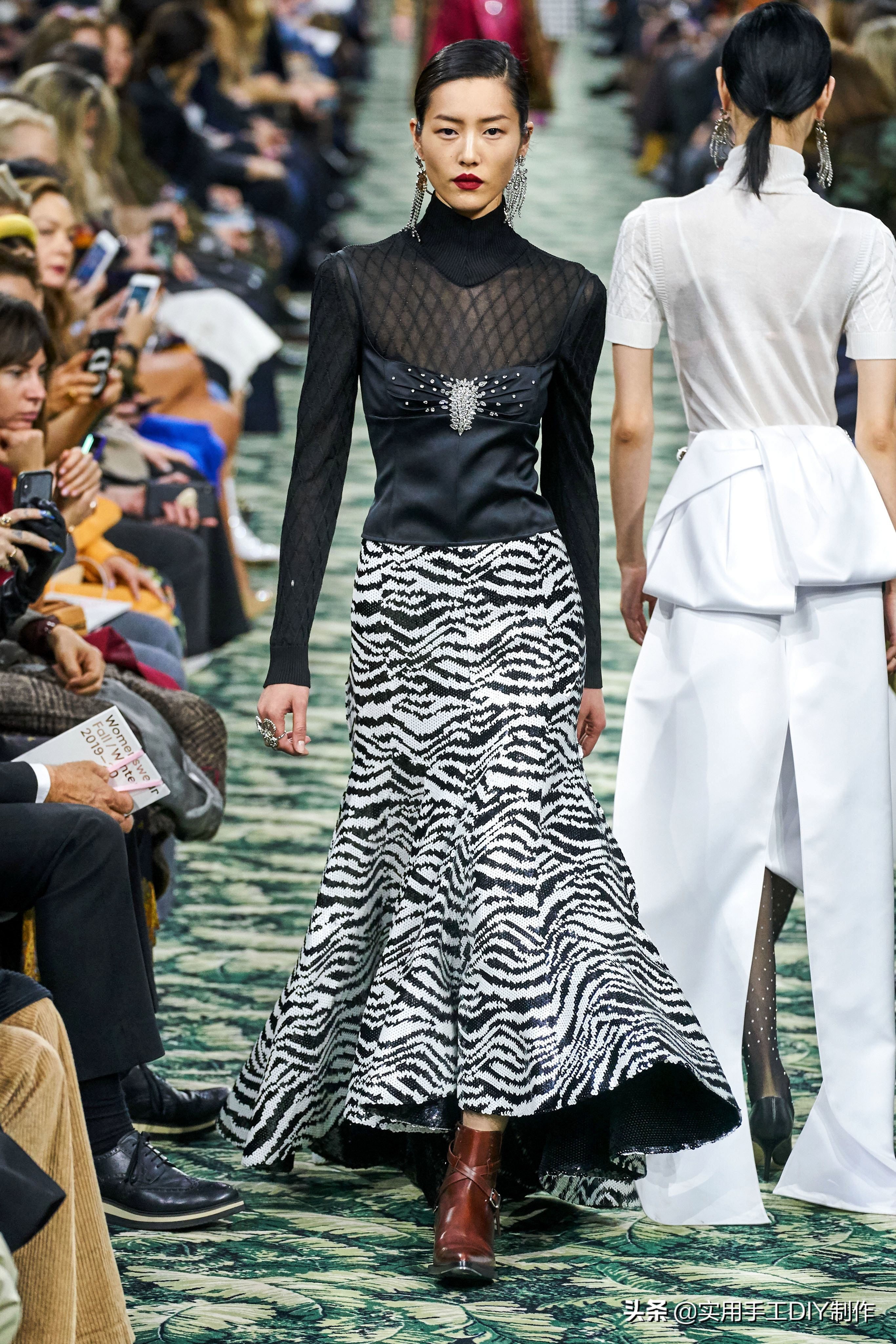 pacorabanne2021春夏系列金属长裙,pacorabanne亮片上衣