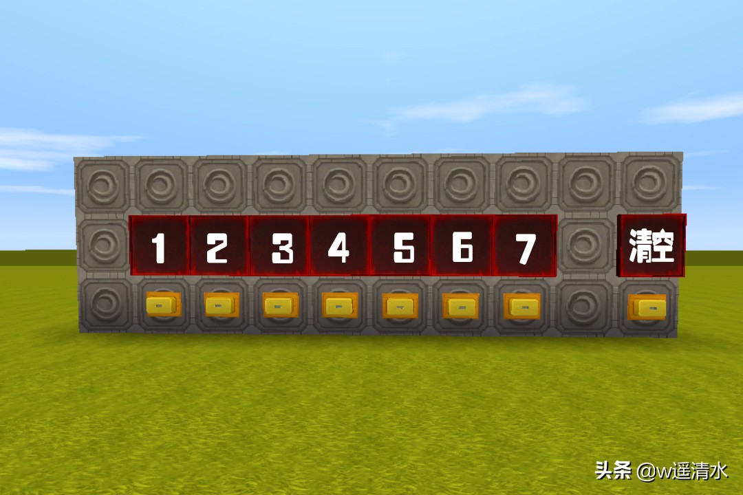 迷你世界高科技隐蔽门,迷你世界高科技的密码门