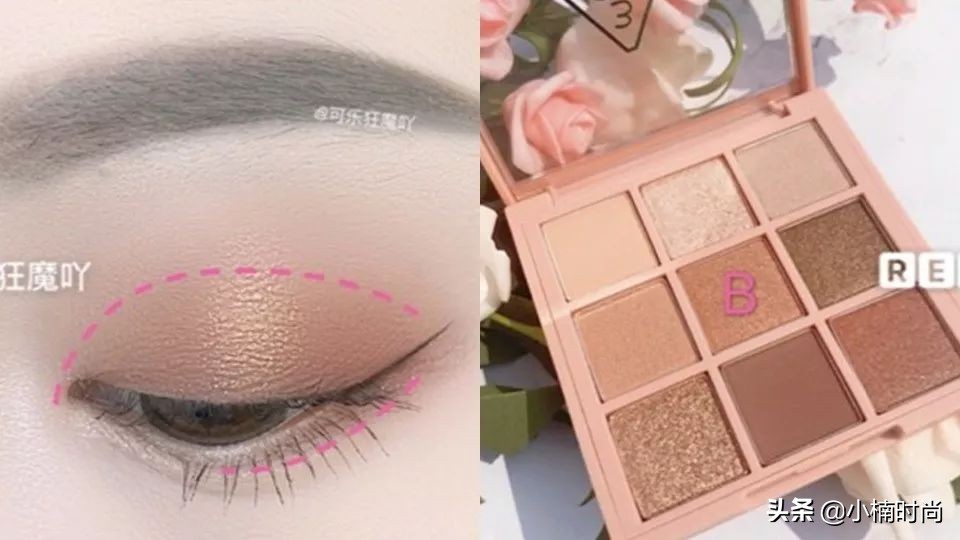 只有六种眼影的眼影盘怎么画眼影,最适合新手画眼影的日常眼影盘