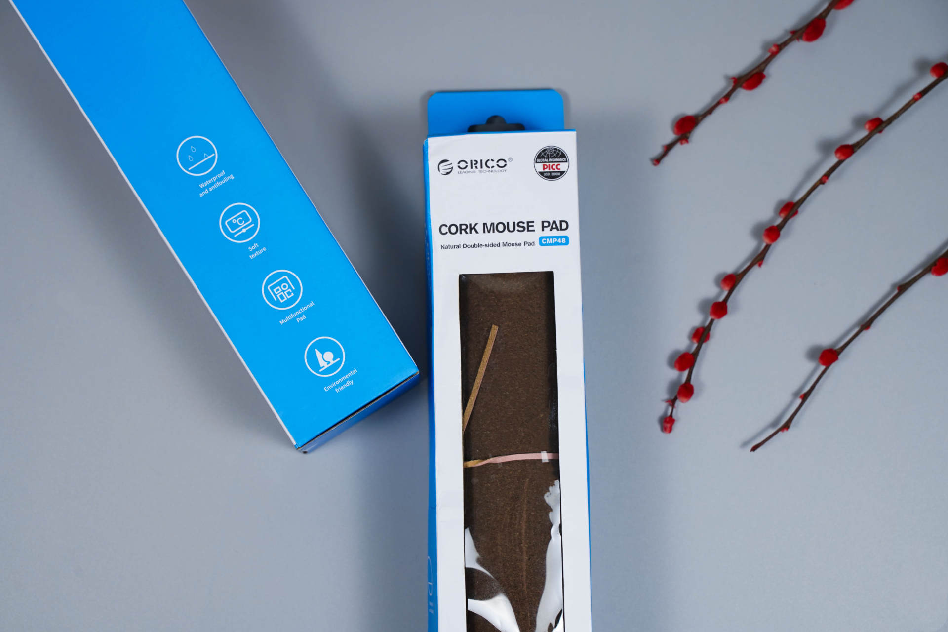 奥睿科电脑鼠标垫,奥睿科双面软木鼠标