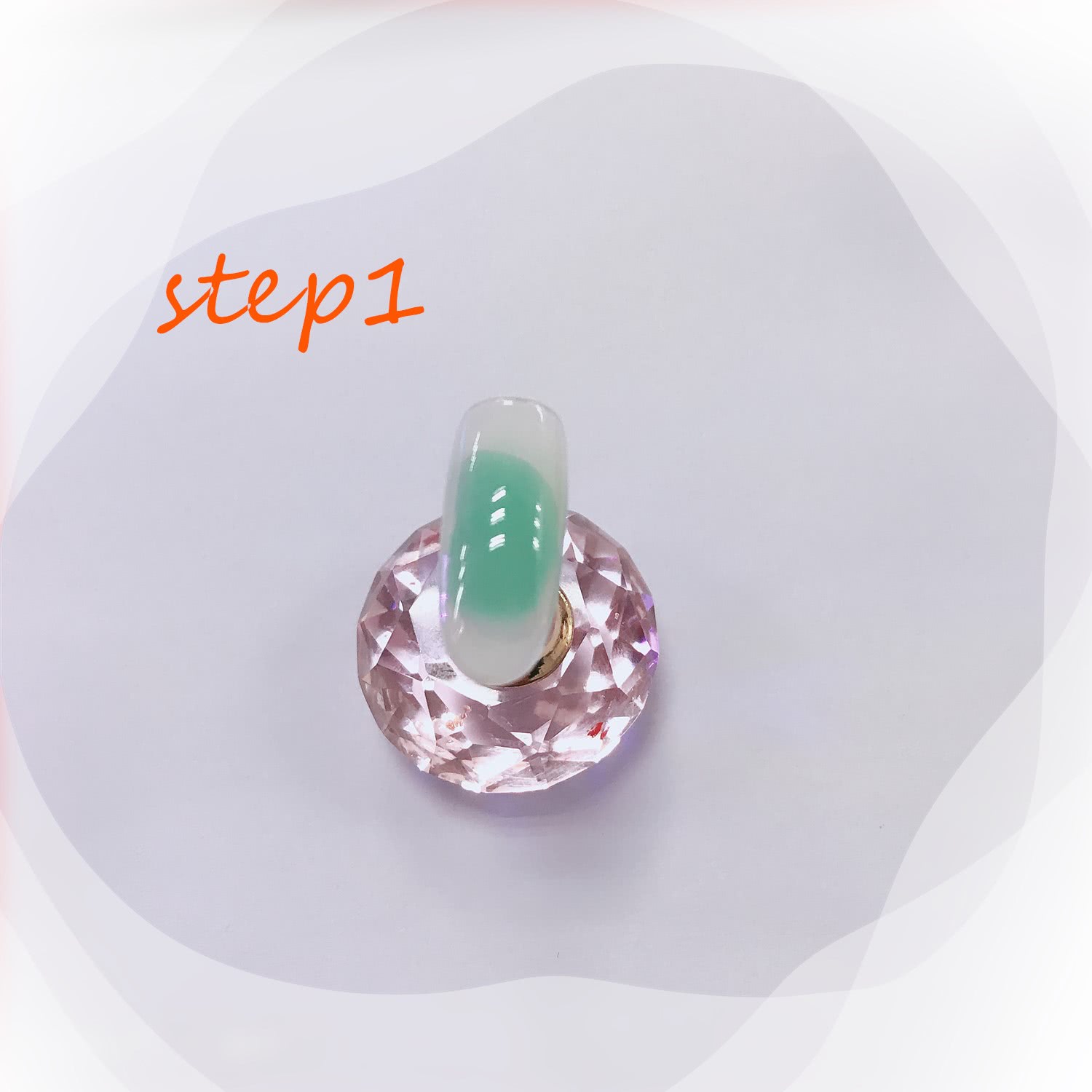 短款29号光疗晕染裸色贝壳美甲,贝壳美甲教程视频初学