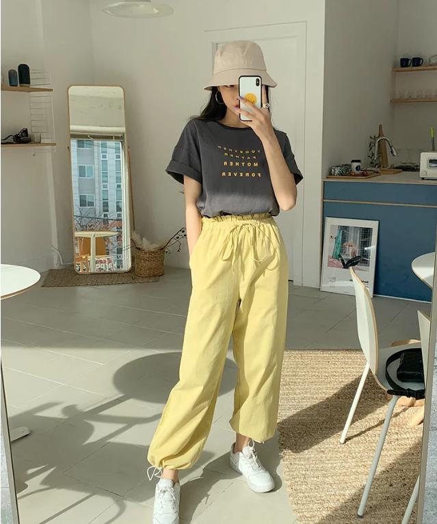 韩版时尚印花短袖t恤女装2022夏,韩版时尚潮流女装夏宽松版t恤