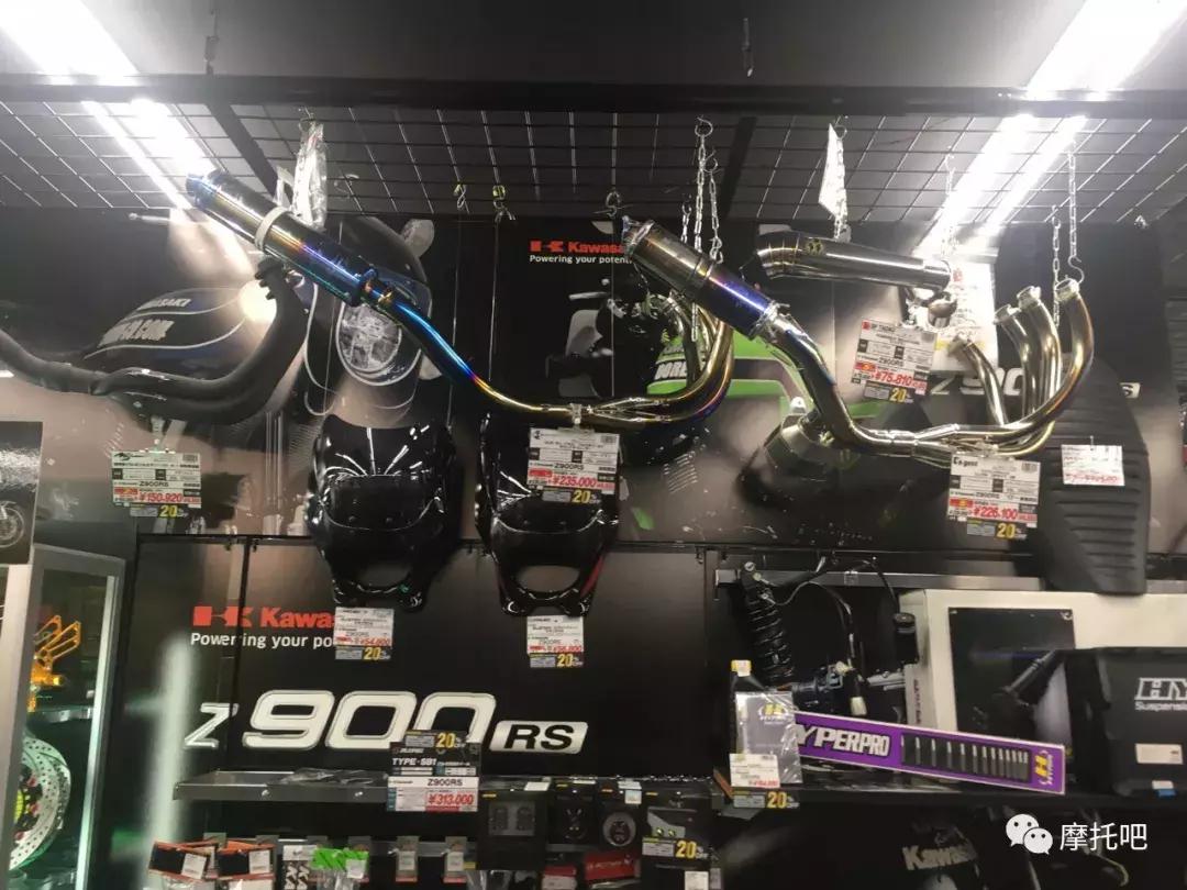 日本中古市场二手摩托车,日本大阪二手摩托装备店