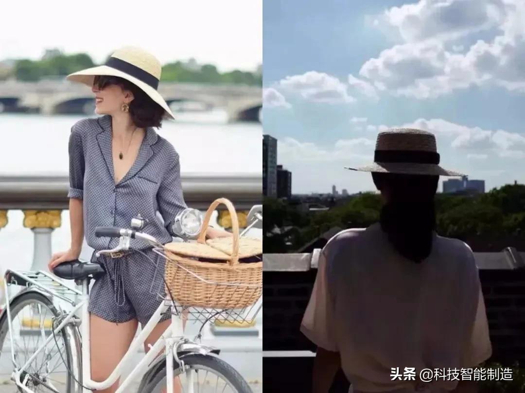 孙俪同款日本uv防晒草帽,日本孙俪同款大檐草帽