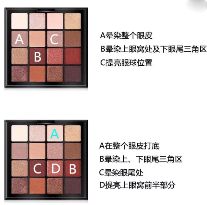 nyx16色高颜值新款ins正品眼影,nyx眼影和urbandecay眼影