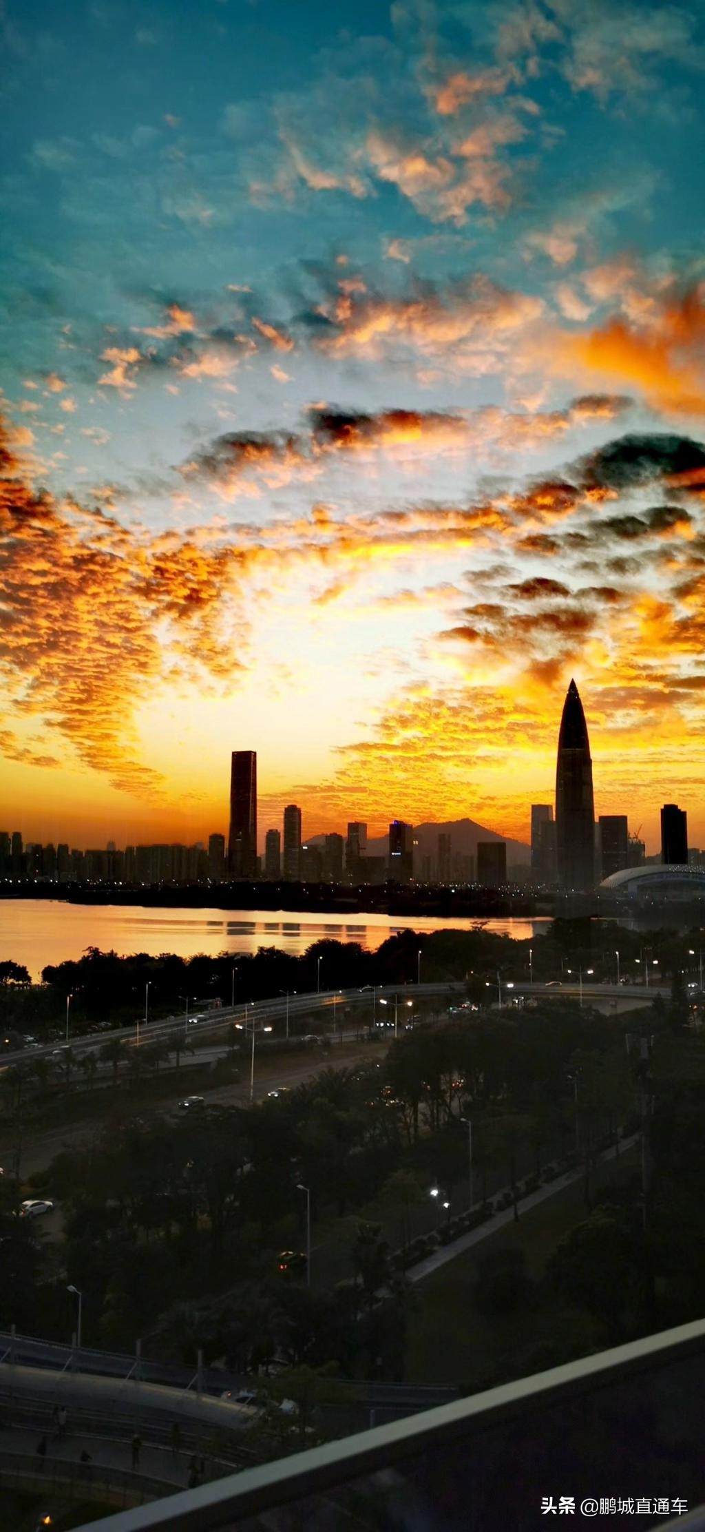 昨天深圳晚霞喜提热搜！美爆了，一大波晚霞图片来袭