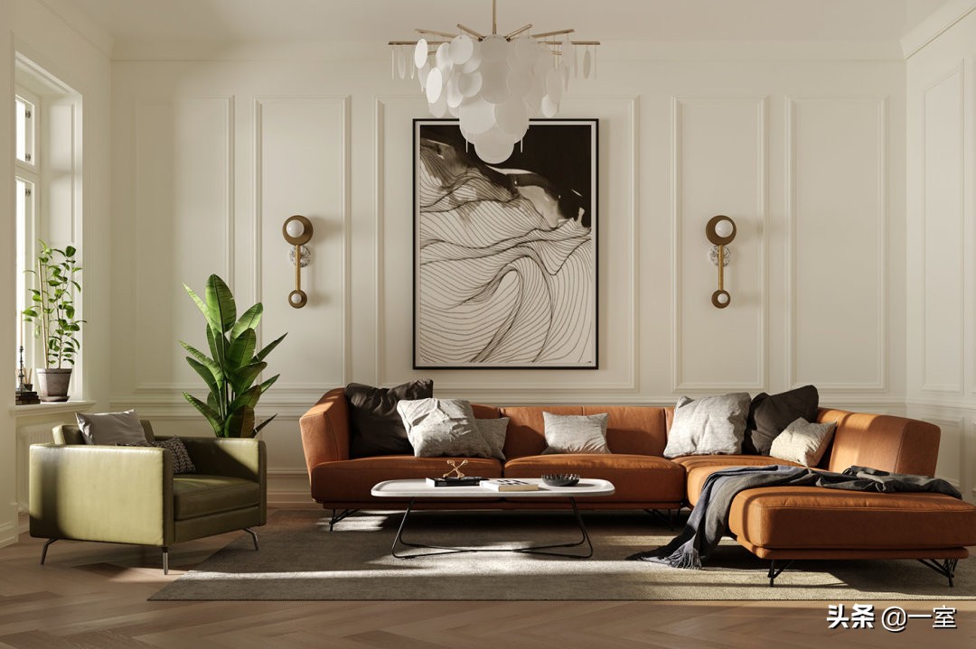 3.3米背景墙设计,客厅背景墙设计简约款