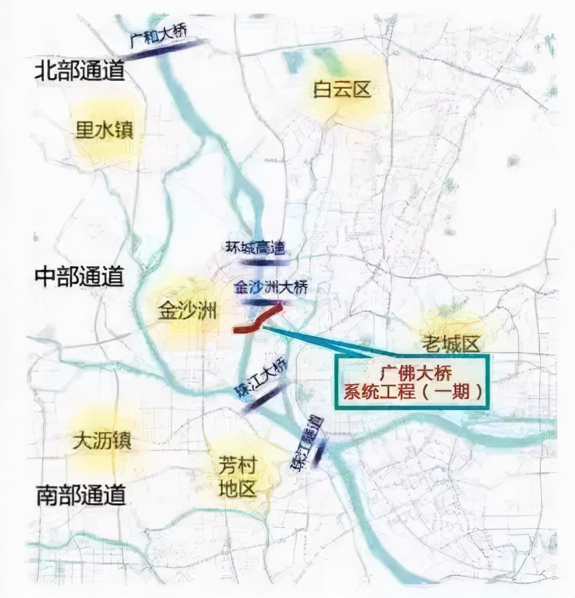 广州在建跨江大桥,广州首座跨江人行大桥
