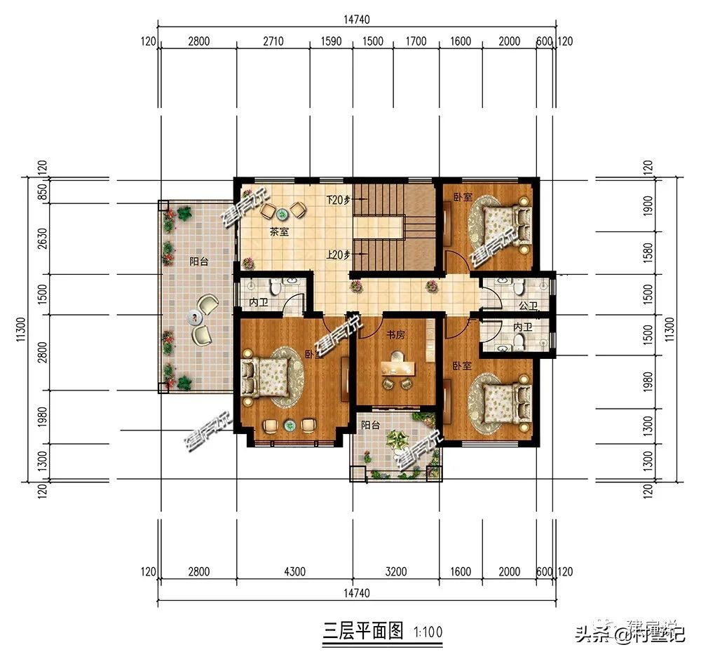 最适合农村三层平顶别墅,10套适合农村自建小别墅