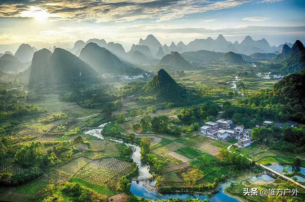 漓江兴坪古镇美景,兴坪古镇漓江游