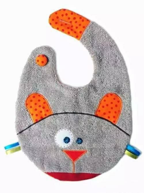 旧衣服制作宝宝口水兜,手工制作婴儿围嘴用品教程