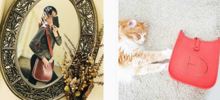 爱马仕35寸橙色铂金包,爱马仕的东西是正品吗