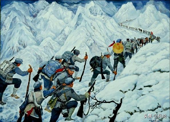 红军翻越雪山军需处长被冻死故事,红军过雪山草地遗体成悲壮路标