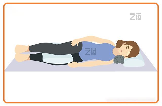 缓解腰痛的平躺睡姿,平躺左侧腰痛怎么缓解