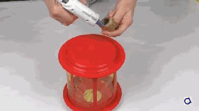 简易4个灯笼教程,加珠小灯笼教程