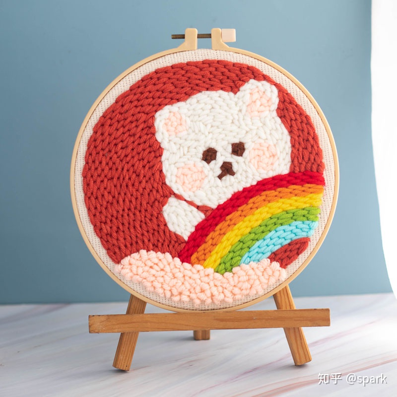 俄罗斯戳戳绣十字绣教程,妈妈在做十字绣