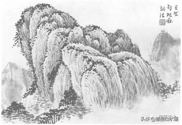 学画简单的山体,山石画法详细讲解