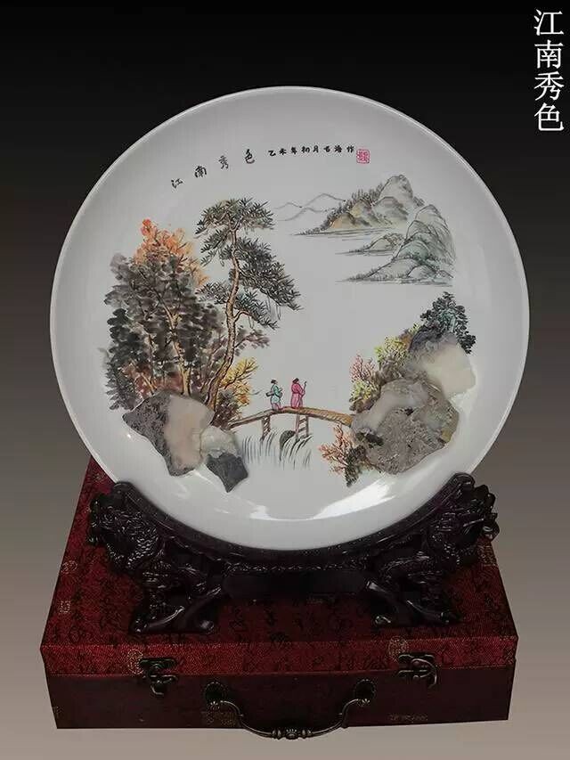 灵璧石小型盆景,灵璧石摆件纯天然观赏石
