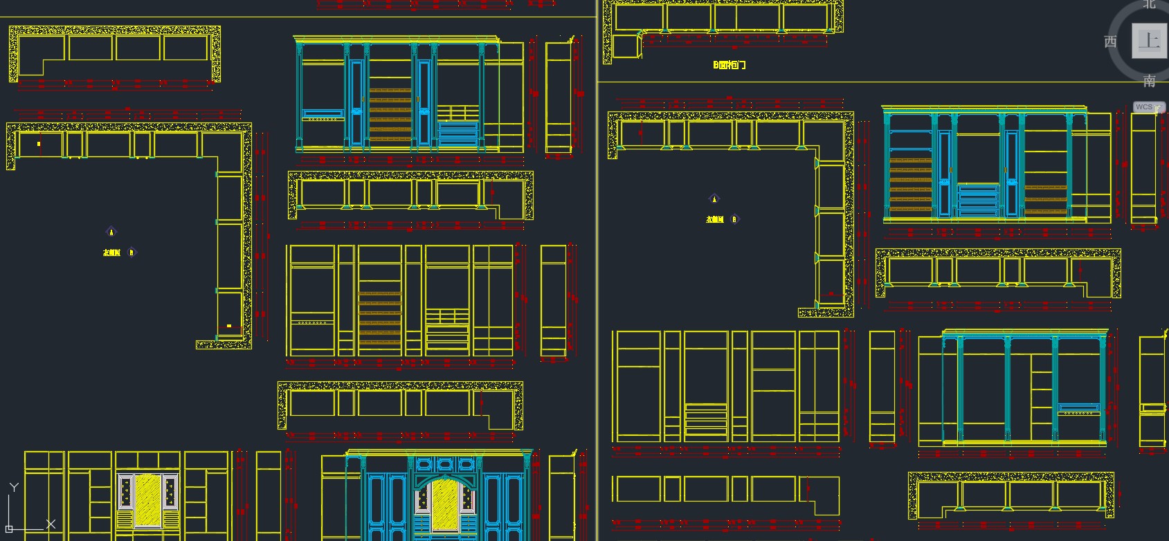 全屋衣柜衣帽间定制效果图,cad衣帽间衣橱内部结构图