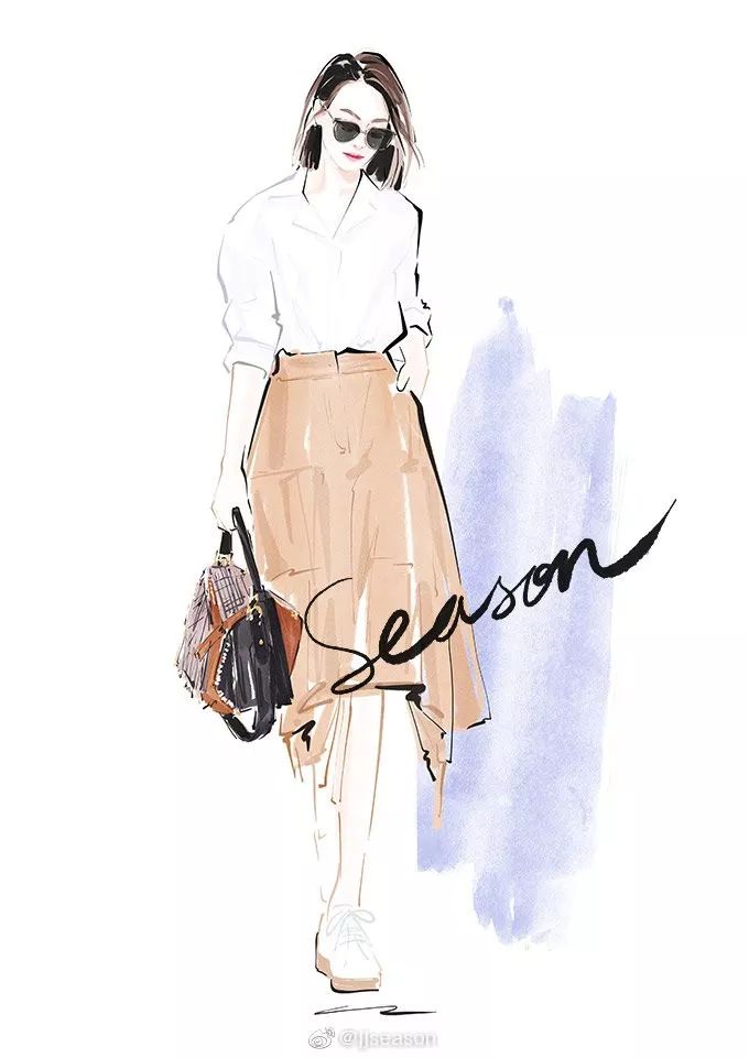 精美水墨插画,那些浪漫的水墨画插画