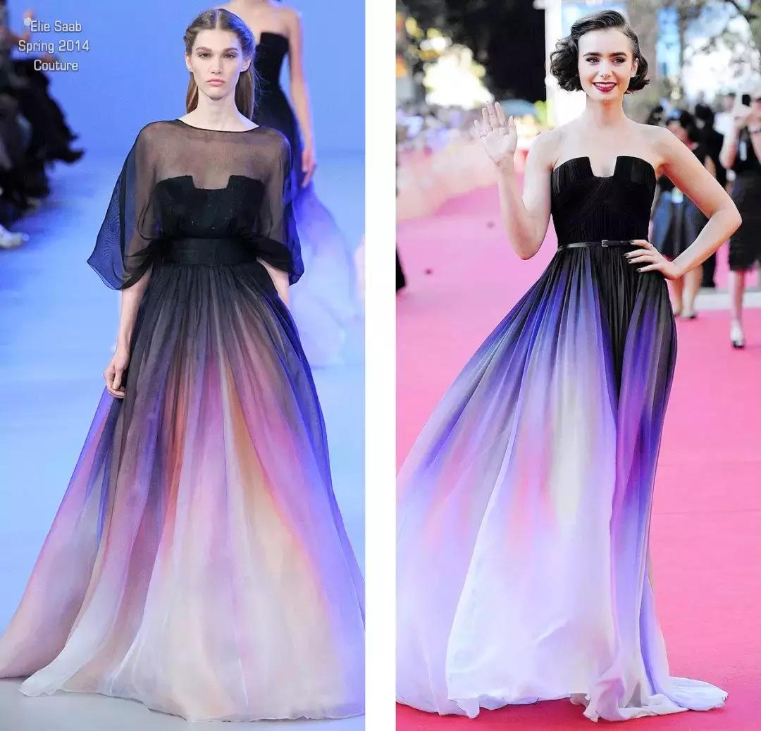 15万颗施华洛世奇水晶,eliesaab婚纱