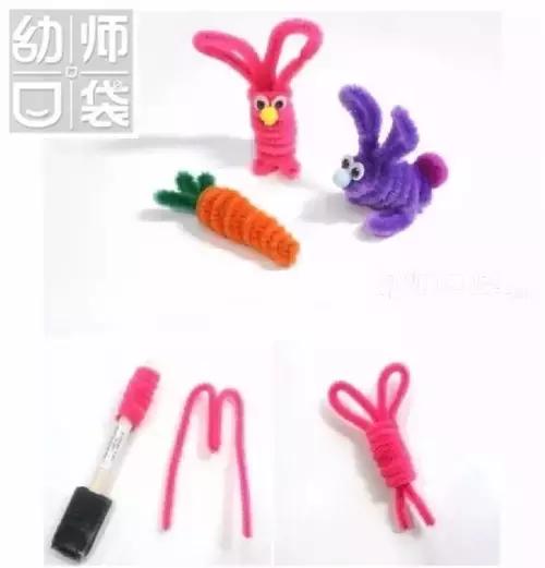 幼儿园用扭扭棒制作竹节虫,扭扭棒幼儿园简单玩法