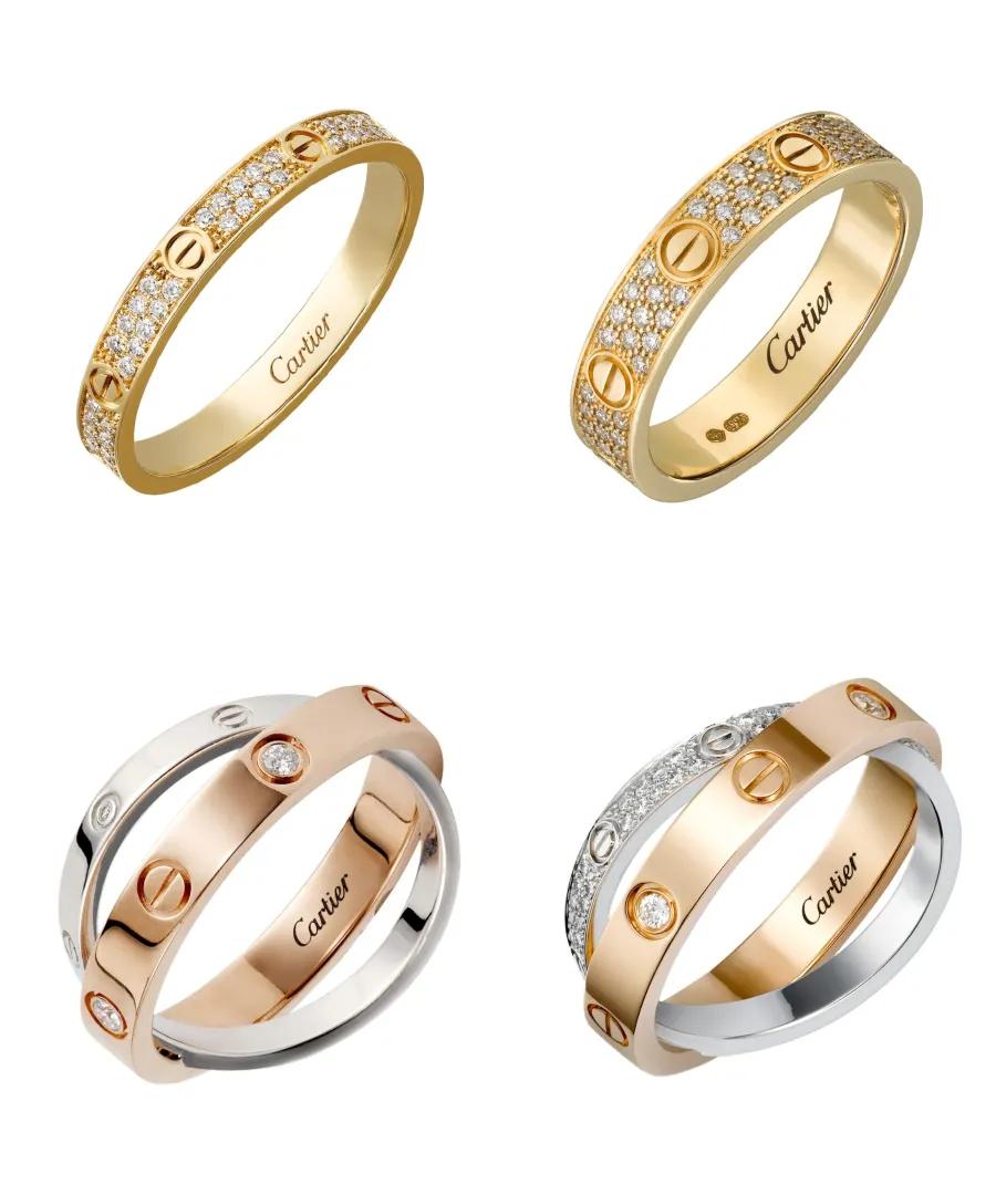 送给准备结婚的你们,128对国际大牌结婚对戒分享