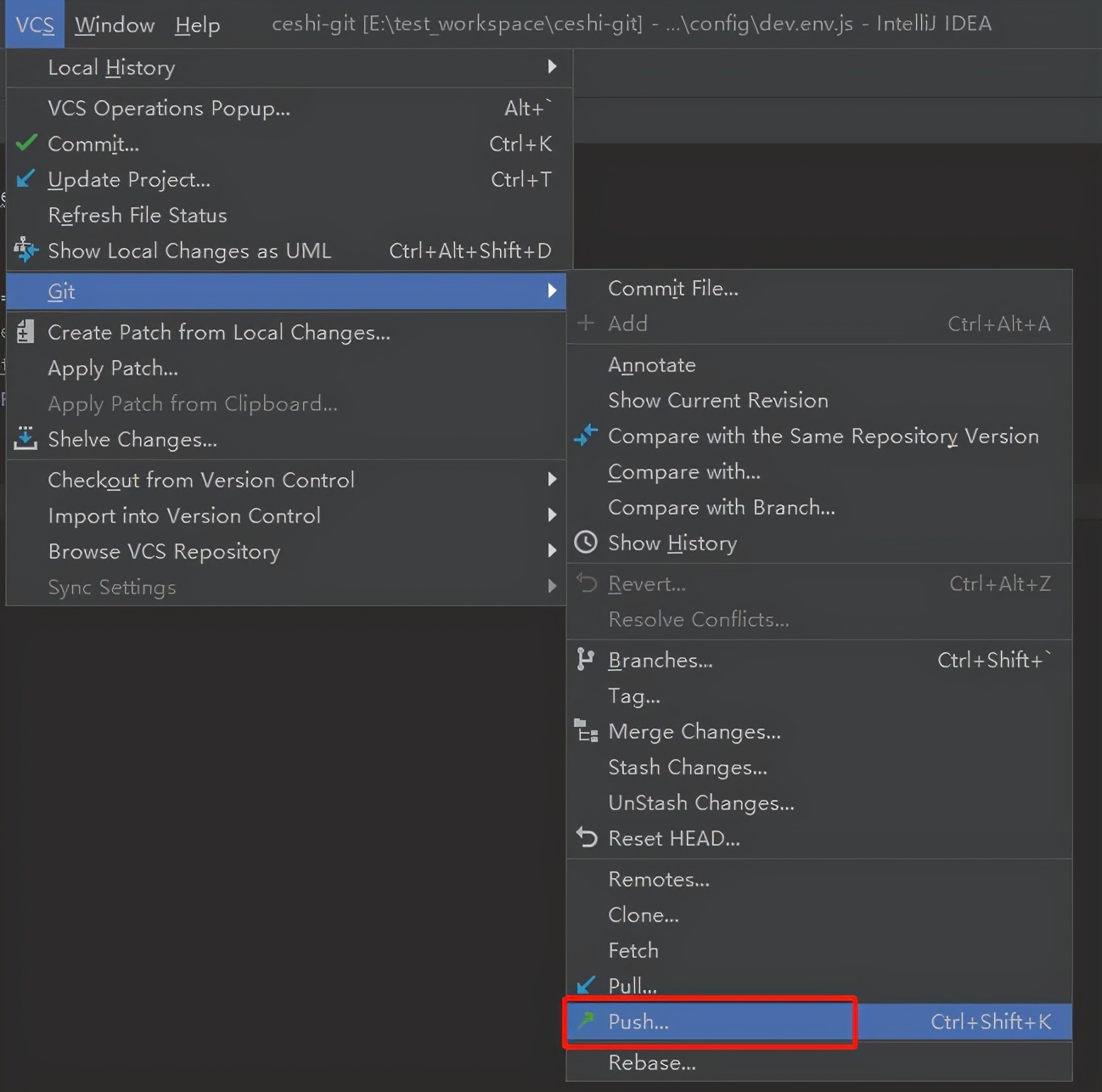 idea中git提交代码顺序步骤,ideagit提交规范